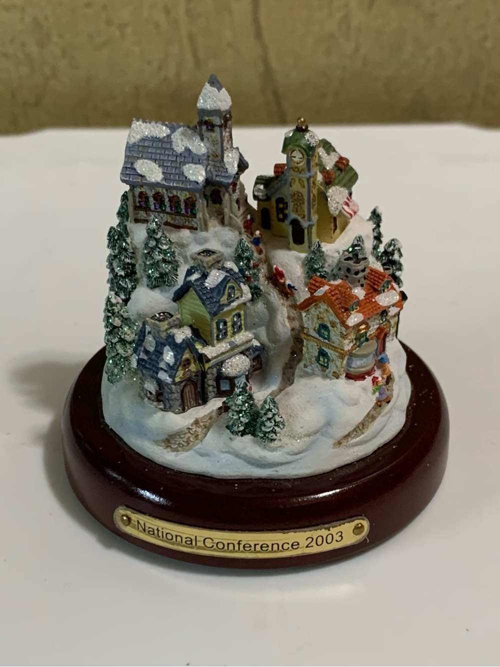 PartyLite Mini Olde World Village Winter Scene retired 2003 NEW in Box limited